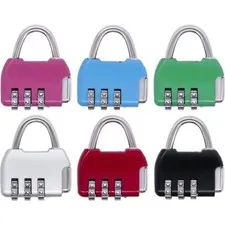 Secure Small Lock for Daily Commute and Shopping Backpack and Luggage Use