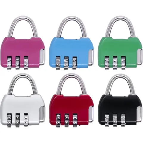 Secure Small Lock for Daily Commute and Shopping Backpack and Luggage Use