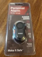 SABRE Personal Alarm with Clip LED Light & 120Db Weatherproof Runner Alarm