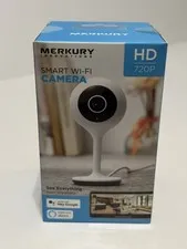 Merkury Innovations Night Vision 720p Smart Security Wifi Camera MI-CW007-199W