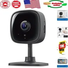 C101 Indoor Camera: High-Definition, 2-Way Audio & Cloud Storage - Black Edition