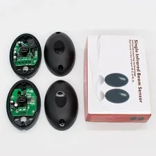 Alarm Infrared Beam Sensor Photocell DC/AC 12-24V 15m Detect Range Waterproof