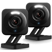 Weatherproof 2.5K AI Security Camera 2-Pack