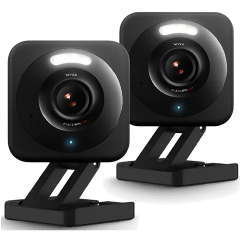 Weatherproof 2.5K AI Security Camera 2-Pack