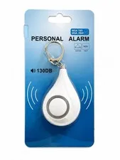 130dB Personal Safety Alarm Keychain SOS Emergency Alarm White New Sealed