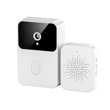 Wired-Free Smart Video Doorbell Camera with Two-Way Intercom, Night/Vision, Voic