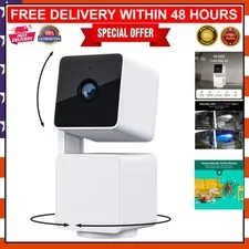 Cam Pan v3: 1080p Wi-Fi Security Camera with Color Night Vision & 2-Way Audio