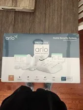Sealed Arlo Home Security System with Wired Keypad Sensor Hub, 5 8-in-1 Sensors