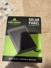 Defend by Tactacam Solar Panel for Cellular Security Camera with battery backup