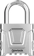 Outdoor Combination Lock – Heavy Duty, Large, Weatherproof Padlock with Code – f