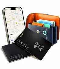 Ultra Slim Air Card Tag: 2025 Mfi Certified Wallet Smart Tracker Card - Compatib