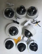 Axis Security Camera  Mix Lot Of 8 / P5514/ P 5512 /M5525-E. Untested