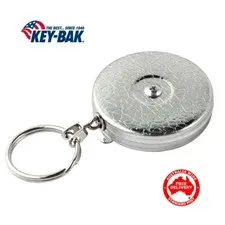 KEYBAK-Self Retractable Steel Key Chain Reel  **MADE IN USA** Free Post KB5