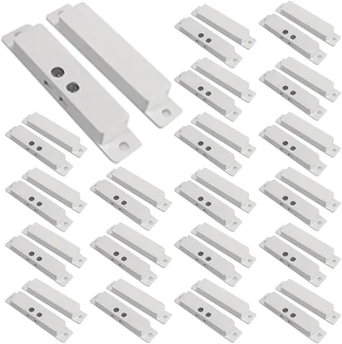 20 Sets NC Magnetic Contacts Window Door Sensor Surface-Mounted Reed Switch Alar