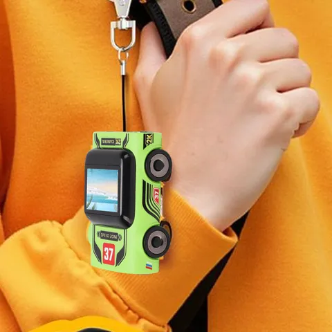 Car Shaped Keychain Camera 2K Video Recording 130° Wide Angle Thumb Sized C GDYU