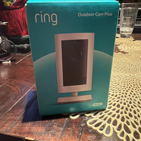 Ring Outdoor Cam Plus Battery Smart Security Camera 2K Brand New Sealed.