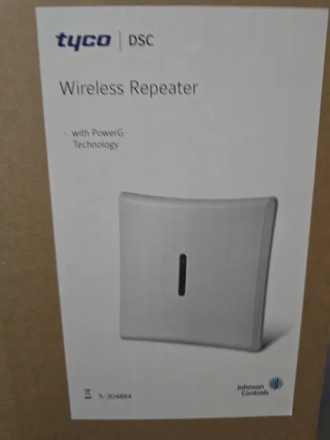 Tyco Wireless Repeater #PG9920 With PowerG Technology DSC New Open Box