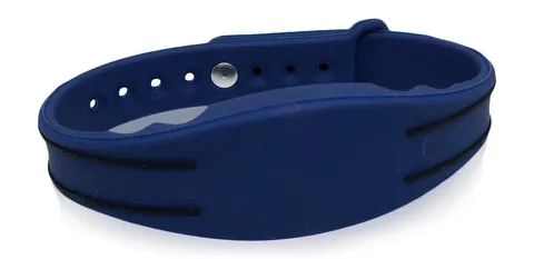 5 – 26 Bit H10301 125 KHz Proximity Wristbands Blue Adjustable Wiegand Waterp...