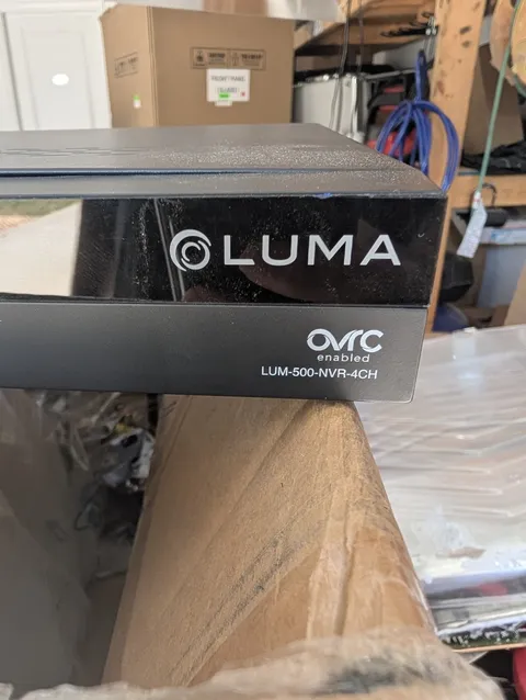 Luma LUM-500-NVR-4CH 4-Channel IP/Network NVR Black HDMI VGA LAN USB