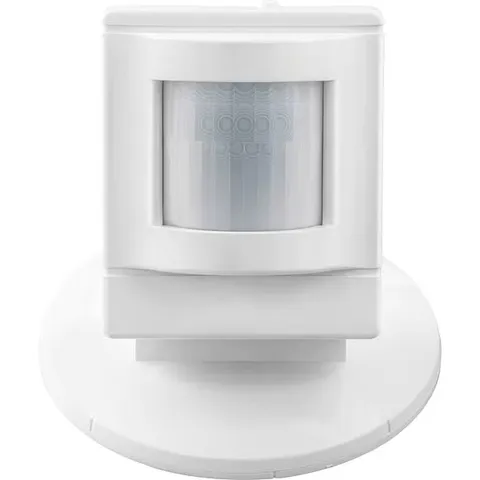 Ceiling Mount, Wall Mount Sensor, Occupancy, Photocell, Hard Wired, White, 2,600