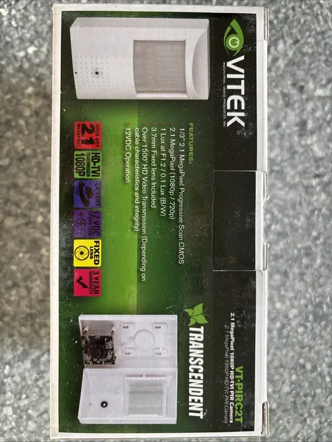 NEW!!!  Vivek VT-PIRC2T 2.1 Megapixel 1080p HD-TVI PIR Camera