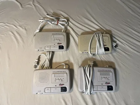 Set of four Silicon Scientific FM245 4-Channel FM Wireless Intercom