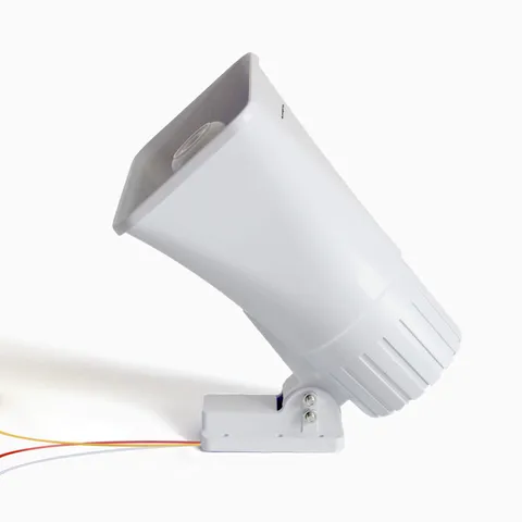 KLLsmDesign 30W Alarm Siren ,Dual Tone Outdoor Self Contained Electric