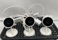 LOT OF 3 Amazon Original Cloud Cam 1080p Indoor Security Camera PB04JL White