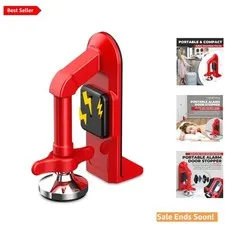 Portable Alarm Door Stopper: Ultimate Travel Security & Home Protection Device