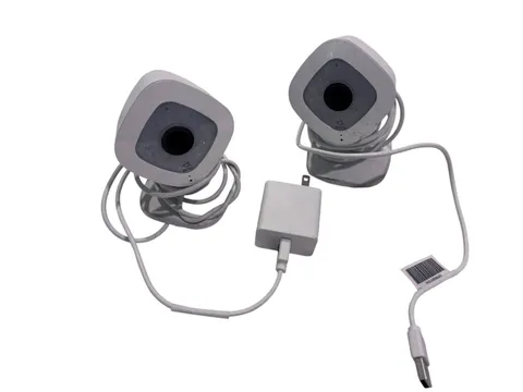 (Qty 2) Arlo Q Netgear VMC3040 1080p Security Camera + Power Adapters!