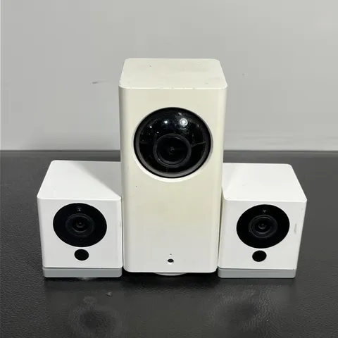 Lot of 3 Wyze Cam Security Cameras - Untested SOLD AS IS