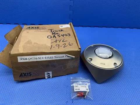 Axis Communications Q9216-SLV Steel Indoor IP Corner Mount Security Camera