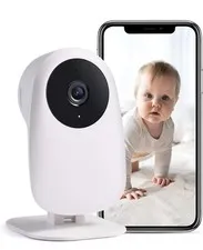 Nooie Cam Indoor 1080P Home Security Camera, Night Vision,Motion/Sound Detection