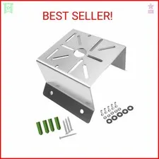 Coolotic CCTV Security Camera Corner Mount Bracket, Stainless Steel Wall Corner