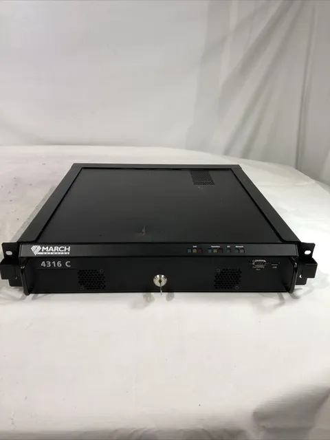 MARCH NETWORK  Video Recorder 4316C-W/ Keys