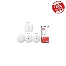 X-Sense Wi-Fi Water Leak Detector 3 Sensors 4 Pack