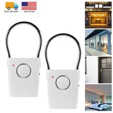 2X Touch Sensor Handle Alarm 120dB Anti-Theft Security Door Knob Window Burglar