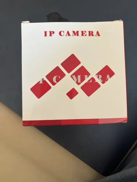 IP/Network Wi-Fi Surveillance Camera, 1 Camera Included, White/Red