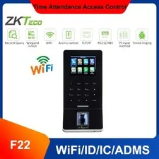 ZKteco F22 Wifi TCP/IP Fingerprint System Access Control Time Attendance System