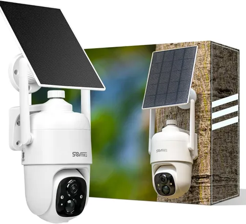 Vicohome CQ1 AI 2K Solar Security Camera Wireless Outdoor, Battery Powered,Two W