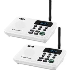 Intercoms Wireless for Home 1 Mile Range 22 Channel 100 Digital Code Display ...