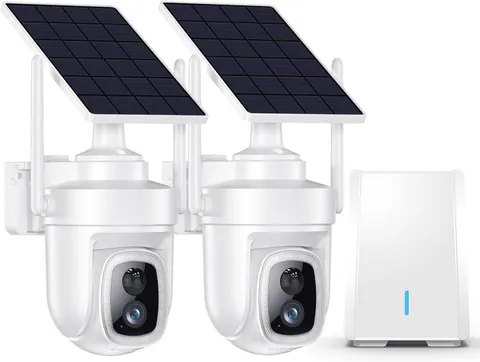 4K Solar Security Camera Wireless Outdoor with Local Storage Base