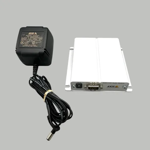 Axis 2191 Audio Module w/ Power Cord Used Good Condition Ships Quickly