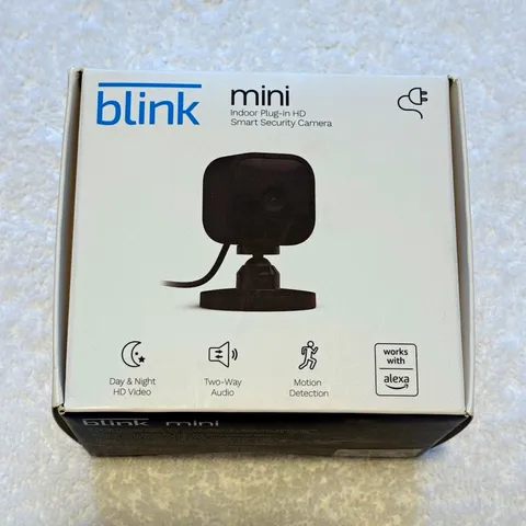 Blink Mini Indoor HD Wi‑Fi IP Security Camera Black Night Vision Two‑Way Audio