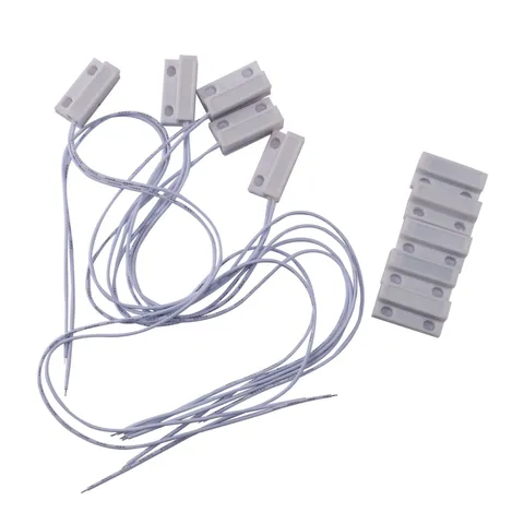 5 Pcs -38 Wired Door Window Sensor Magnetic  For Home Alarm System,When5982
