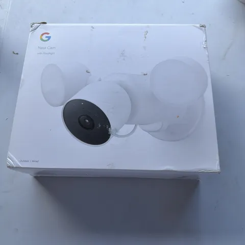 Google Nest Cam with Floodlight Wired Outdoor Smart Home Security Camera #1172