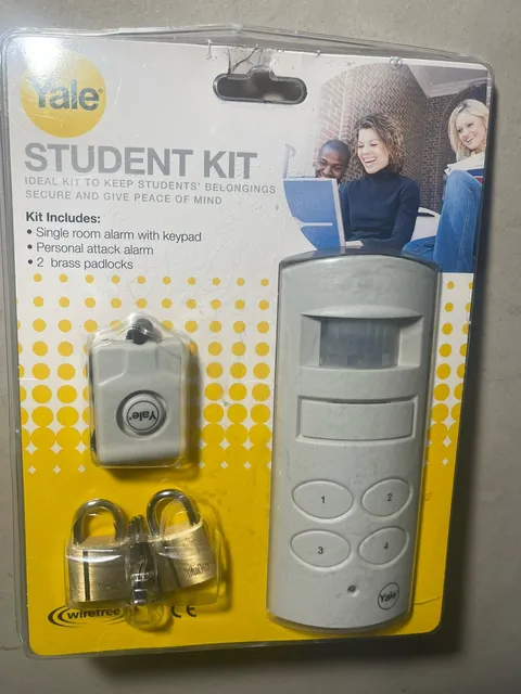 Yale Student Alarm Kit New Sealed - Single Room Alarm Keypad, Personal Alarm +