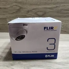 FLIR PE133E 3MP Fixed HD IP Weatherproof Dome Camera with Night Vision
