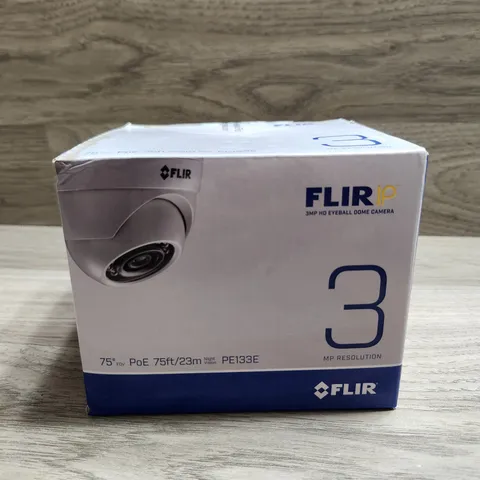 FLIR PE133E 3MP Fixed HD IP Weatherproof Dome Camera with Night Vision