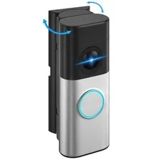 Adjustable 55 Degree Ring Doorbell Angle Mount, Anti-Theft Doorbell Holder Re...